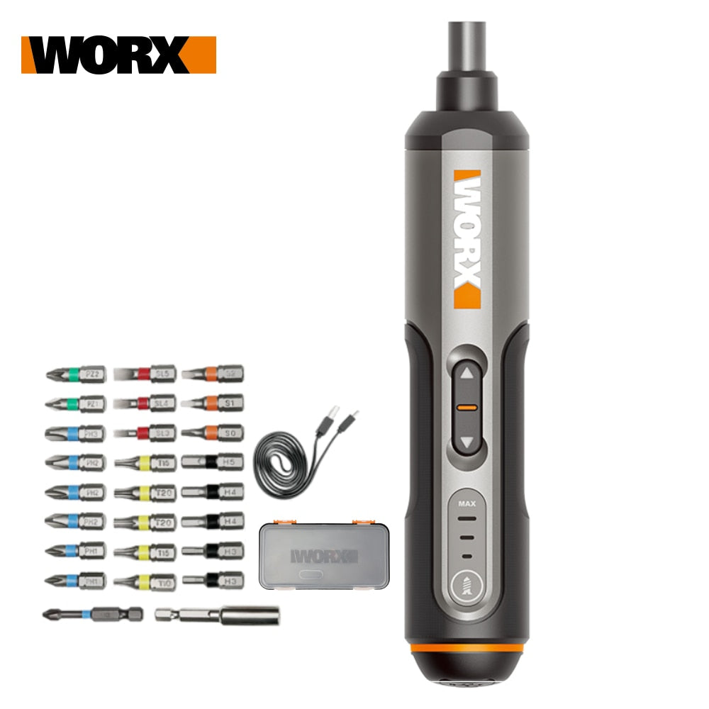 Worx WX240 Electric Screwdrivers USB Rechargeable 26 Bit Set Drill - Ray's Green Space