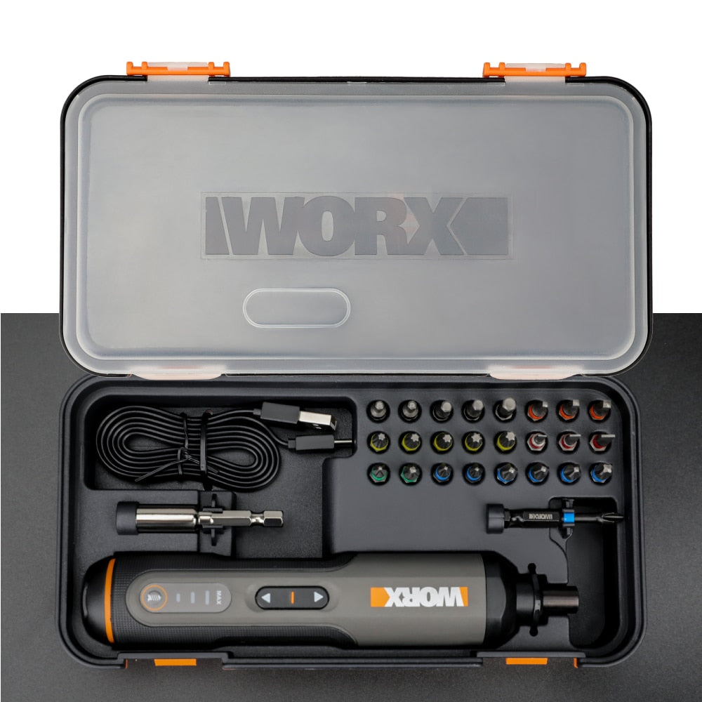 Worx WX240 Electric Screwdrivers USB Rechargeable 26 Bit Set Drill - Ray's Green Space