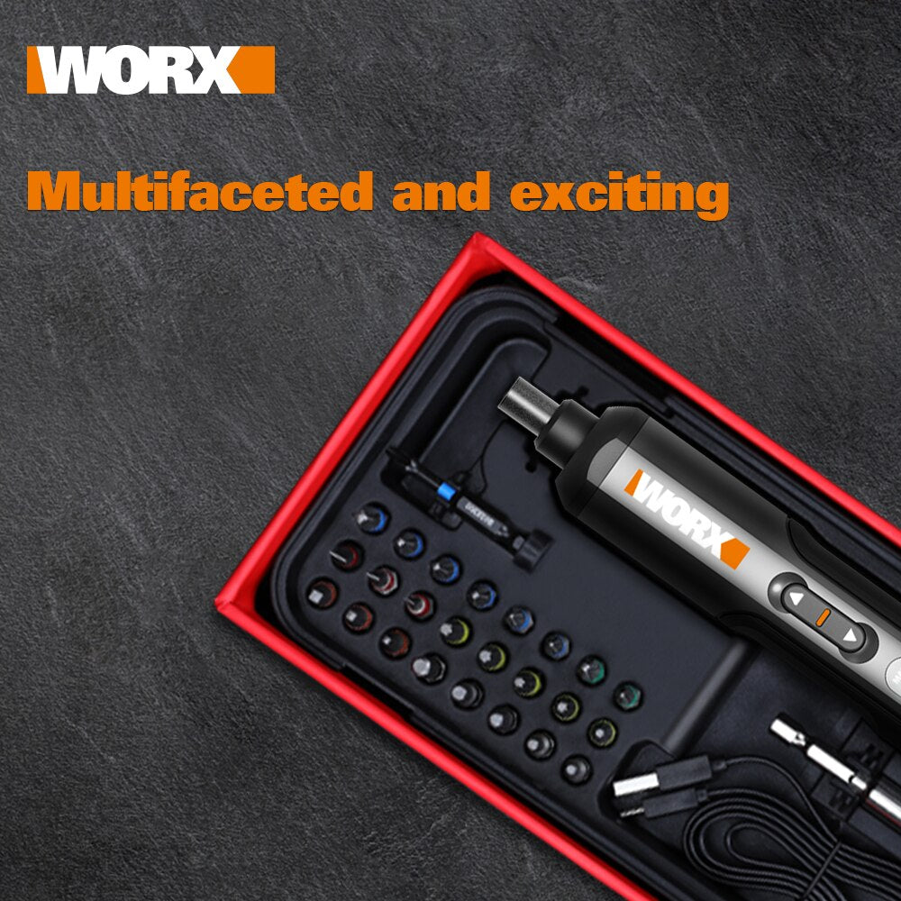 Worx WX240 Electric Screwdrivers USB Rechargeable 26 Bit Set Drill - Ray's Green Space